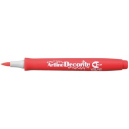 Marker specjalistyczny Artline decorite, czerwony pędzelek końcówka (AR-035 2 2)