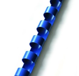 Grzbiety do bindowania plastikowe 45 mm niebieskie (405453)