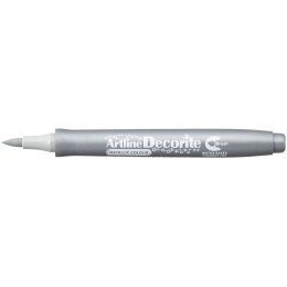 Marker specjalistyczny Artline srebr metaliczny decorite, srebrny pędzelek końcówka (AR-035 9 8)