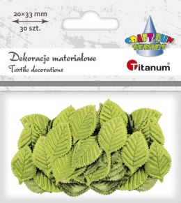 Listki materiałowe Titanum Craft-Fun Series zielone