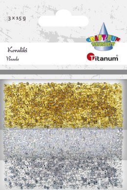 Koraliki kreatywne Craft-Fun Series 3 kolory Titanum