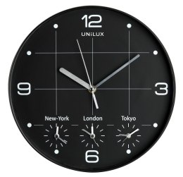 Zegar ścienny On Time czarny Unilux (400094567)