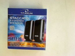 Głośnik Stacatto czarny Titanum (tp102)