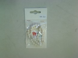 Bransoletka bransoletka koral biały podwójny 8mm Mol