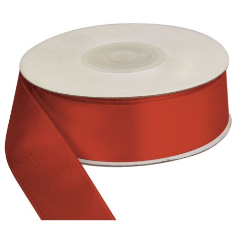 Wstążka Craft-Fun Series satynowa 25x25 [mm x m] czerwona Titanum (311924)