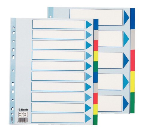 Przekładka czysta maxi A4 mix kolorów 10k [mm:] 225x297 Esselte (15267)