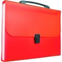 Teczka z przegródkami harmonijkowa A4 kolor: czerwony 13 przegródek Tetis (BT623-C)