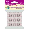 Taśma ozdobna Craft-Fun Series z kryształkami 4x1,5 [mm x m] różowa jasna Titanum (0,4x150cm)