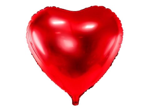 Balon foliowy Partydeco czerwone serce 61 cm 24cal (FB23M-007)
