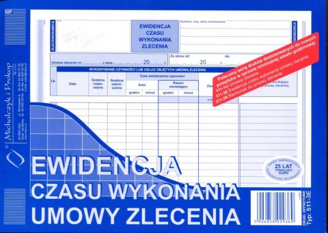 Druk offsetowy Michalczyk i Prokop O pap. A5 40k. (511-3E)