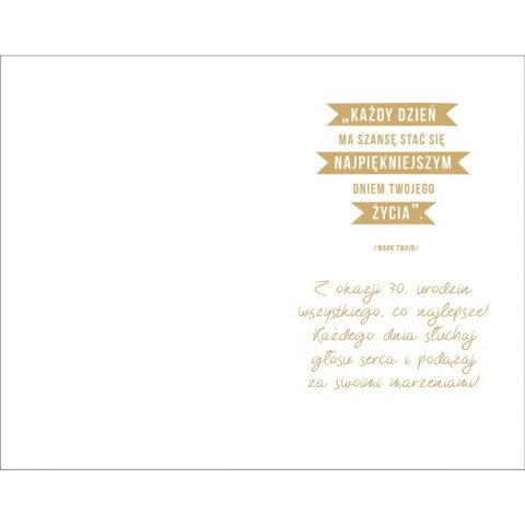 Kartka składana malowane Ab Card (ab cyferki dziecięce)