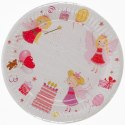 Talerz jednorazowy 18 cm papier śr. 180mm Pol-mak