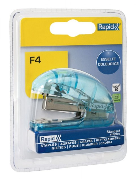 Zszywacz Colour Breeze F4 niebieski 10k (5001327) Rapid