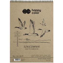 Blok artystyczny Happy Color szkicownik A4 90g 80k Gdd (HA 3809 2030-P80)