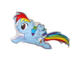 Balon foliowy Godan Kucyki: Rainbow Dash, pakowany 24cal (B901739)