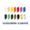 Farby plakatowe Oxford kolor: mix 20ml 12+2 kolor. (400167100)