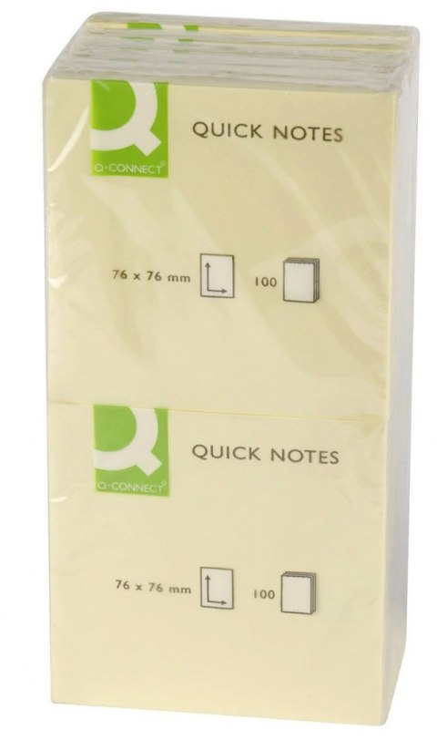 Notes samoprzylepny (karteczki) żółty 100k [mm:] 76x76 Q-Connect (KF10502)