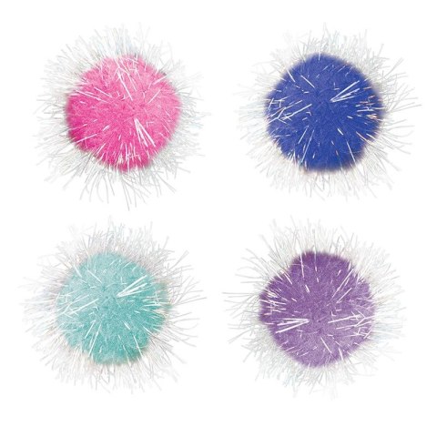 Pompony Craft-Fun Series Brokatowane mix 6 szt Titanum (20TH1020-19)