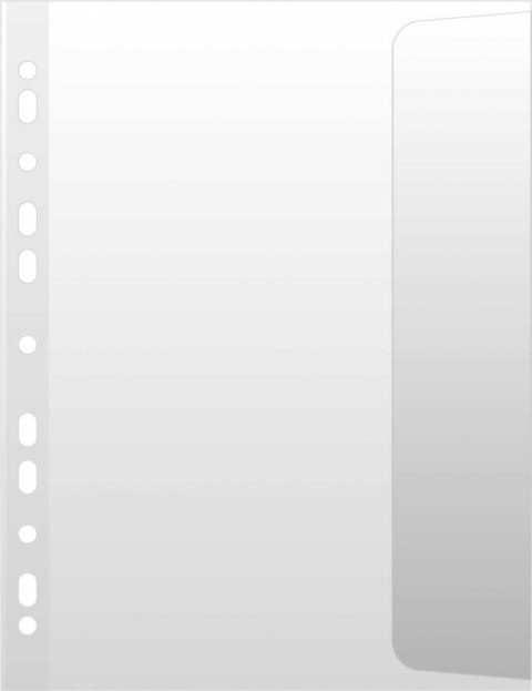 Koszulki na dokumenty groszkowe A4 kolor: przezroczysty prawy bok 100 mic. Donau (1745910PL-00)