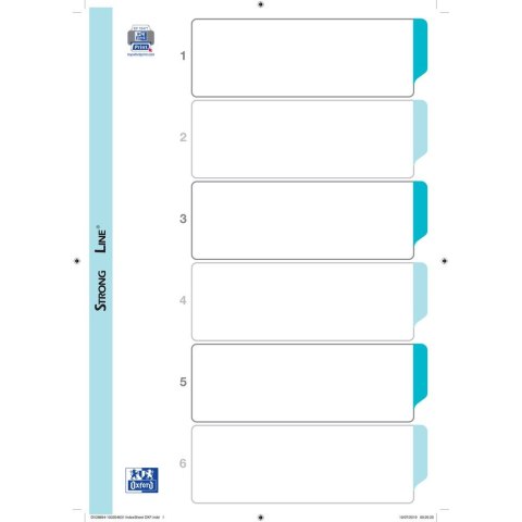 Przekładka czysta Mylar A4+ biały 6k [mm:] 242x302 Oxford (100204992)