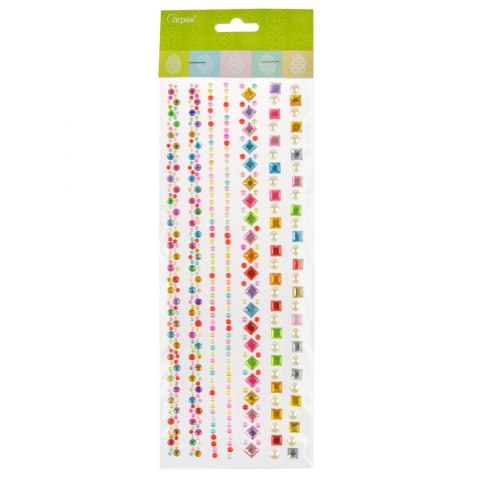 Kryształki Kryształki samoprzylepne duże mix Arpex (WN1892)