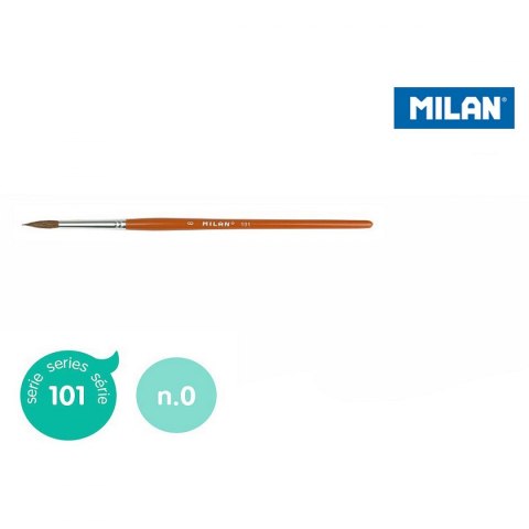 Pędzel nr 0 Milan (80300/12)