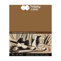Blok artystyczny szkicowy eko młody artysta A4 80g 80k Happy Color (HA 3708 2030-A80)