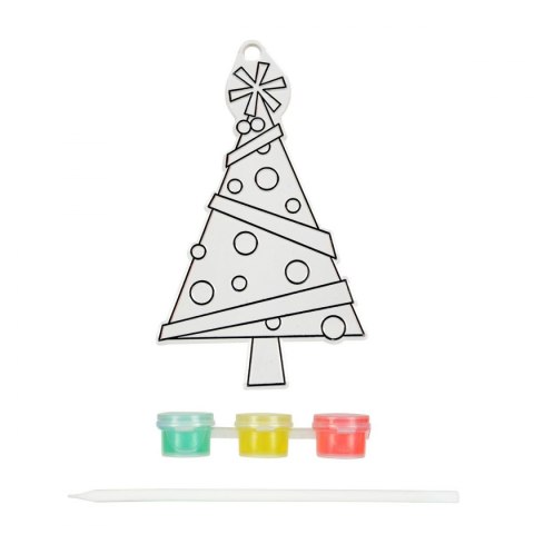 Ozdoba świąteczna witrażyk z farbkami Arpex (BN3506)