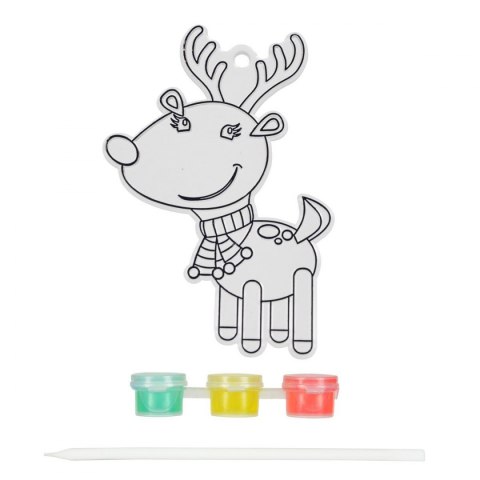 Ozdoba świąteczna witrażyk z farbkami Arpex (BN3506)