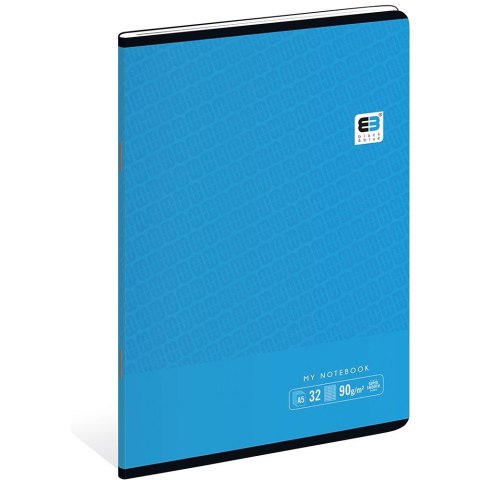 Zeszyt A5 Black & Blue 32k. 90g krata [mm:] 148x210 Interdruk (ZE32#BBT)