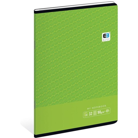 Zeszyt A5 Black & Blue 32k. 90g krata [mm:] 148x210 Interdruk (ZE32#BBT)