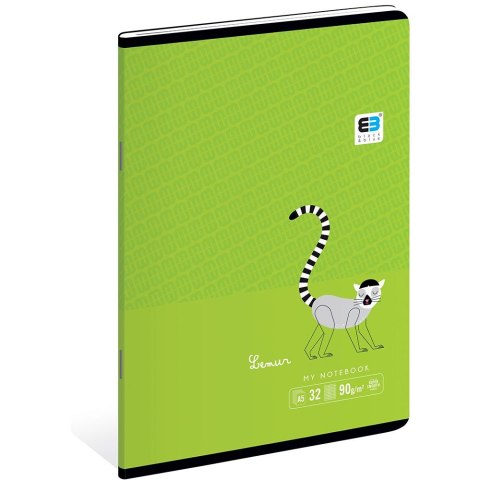 Zeszyt A5 Black & Blue 32k. 90g krata [mm:] 148x210 Interdruk (ZE32#BBT)