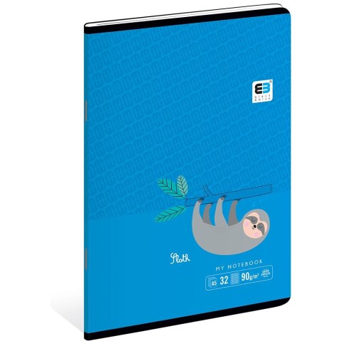 Zeszyt A5 Black & Blue 32k. 90g krata [mm:] 148x210 Interdruk (ZE32#BBT)