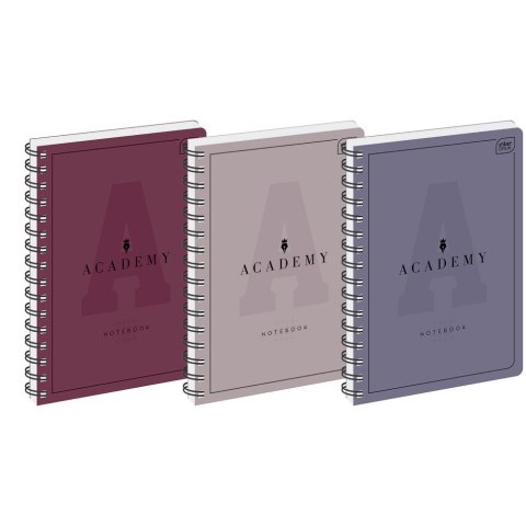 Kołozeszyt (kołonotatnik) ACADEMY A5 100k. 90g krata Interdruk (KOŁOZA5100AC)