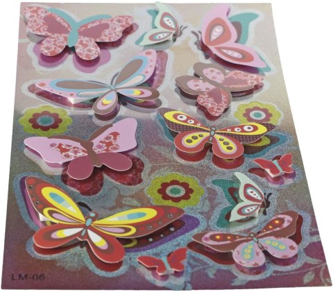 Naklejka (nalepka) Craft-Fun Series Motyle Titanum (LM-006)