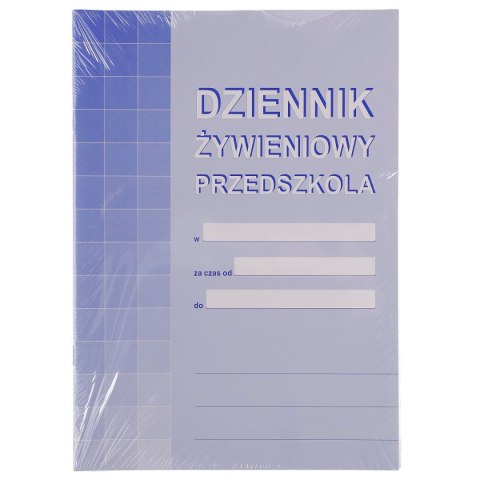 Druk offsetowy Michalczyk i Prokop dziennik żywieniowy przedszkola A4 20k. (A-10-1)