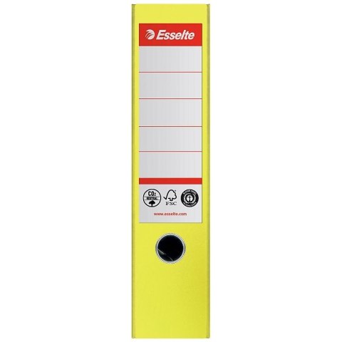 Segregator dźwigniowy Esselte neutralny pod względem emisji CO2 No.1 A4 75mm żółty (627566)