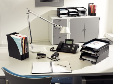 Szuflada na dokumenty Plus czarny polistyren PS [mm:] 360x255x 70 Leitz (52272095)