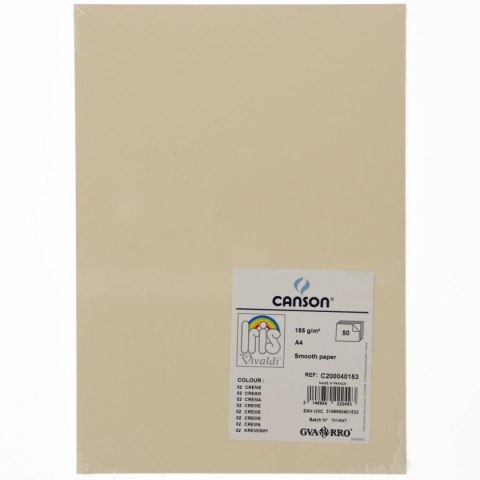 Brystol Canson A4 kremowy 185g 50k (200040153)