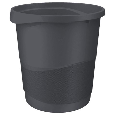 Kosz na śmieci Vivida Europost plastik kolor: czarny 14L Esselte (623952)