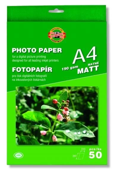 Papier foto matt A4 190g Koh-I-Noor