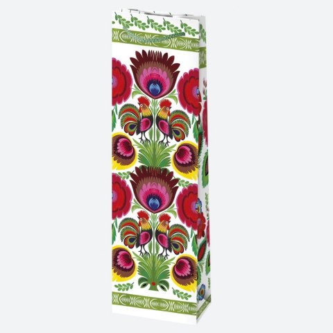 Torba prezentowa butelkowa [mm:] 120x400x 90 Pol-mak (T12)