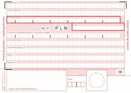 Druk samokopiujący Michalczyk i Prokop Polecenie przelewu / wpłata gotówkowa A6 80k. (445-5M)