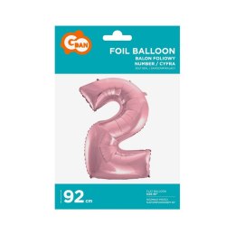 Balon foliowy Godan cyfra 2 45cal (bc-HRO2)