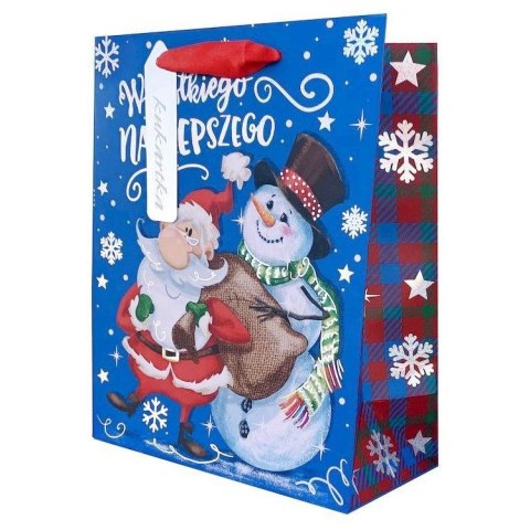 Torba prezentowa torebka ozdobna Bożenarodzenie Kukartka (QPS)