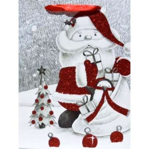 Torba prezentowa torebka ozdobna Bożenarodzenie Kukartka (QPS)