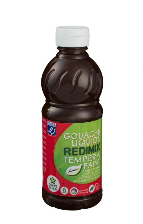 Farba tempera REDIMIX kolor: brązowy 500ml 1 kolor. Lefranc&Bourgeois (188016)