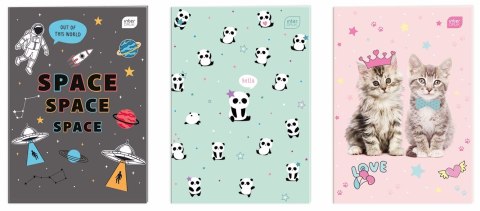 Zeszyt A4 32k. 70g krata Interdruk (ZE32#PP)