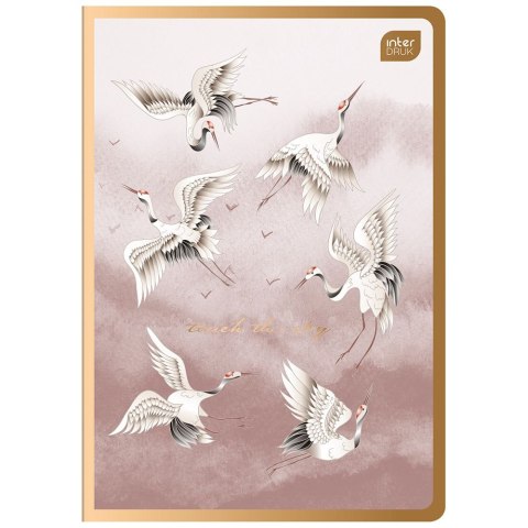 Zeszyt SATIN GOLD A5 80k. 70g krata Interdruk (ZEA560#)