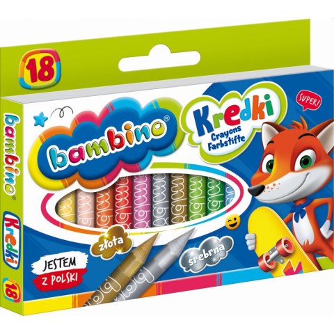 Kredki glinkowe 18 kol. St.Majewski